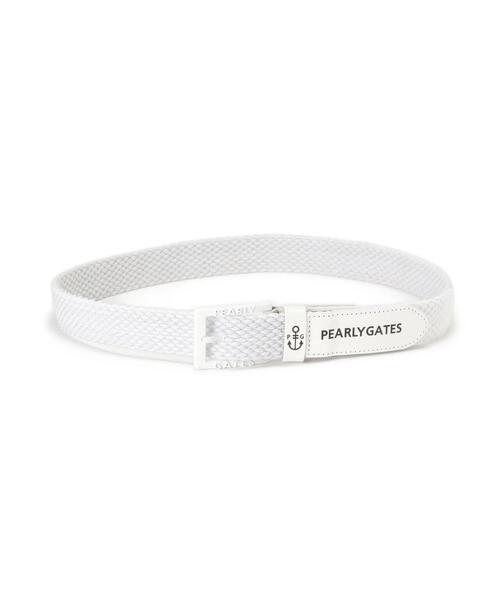 PEARLY GATES】アンカーロゴゴムメッシュベルト (UNISEX