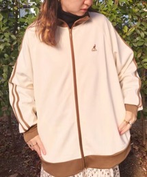 KANGOL（カンゴール）の「【アイボリー/グレー系その他 新色登場】【KANGOL】別注袖ラインバイカラー ワンポイント刺繍 トラックジャージ（ジャージ）」