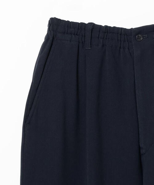 BEAMS PLUS（ビームスプラス）の「sage de cret / PE RA ツイル ストレッチ ワンタック ワイド イージーパンツ（その他パンツ・メンズ・ネイビー・S/M）」の3枚目の写真