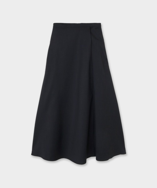 CINOH（チノ）の「T/W TWILL SLIT SK（スカート・レディース・チャコールグレー/ブラック・38）」の4枚目の写真