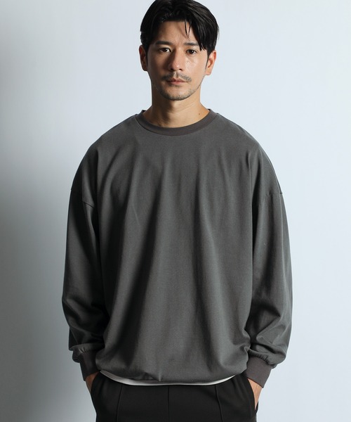 ランバンオンブルー＊ロゴデザインプルオーバー LANVIN en Bleu ランバン グランJLロゴプルオーバーパーカー L