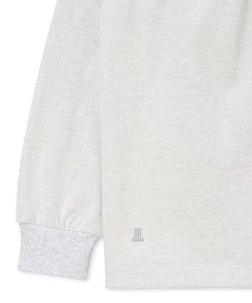 LANVIN en Bleu（ランバンオンブルー）の「2重編み 裾ドローコード付き ロンT（Tシャツ/カットソー・メンズ・チャコールグレー/ホワイト・52/50/48/46）」の11枚目の写真