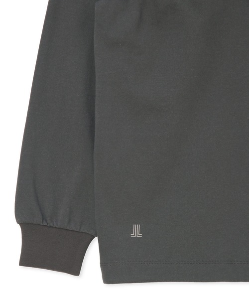 LANVIN en Bleu（ランバンオンブルー）の「2重編み 裾ドローコード付き ロンT（Tシャツ/カットソー・メンズ・チャコールグレー/ホワイト・52/50/48/46）」の14枚目の写真