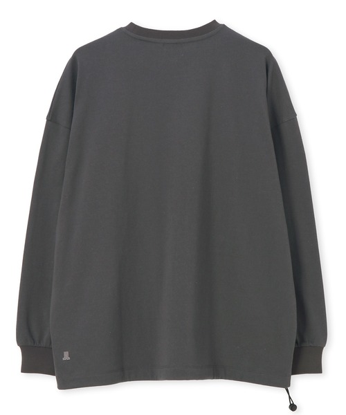 LANVIN en Bleu（ランバンオンブルー）の「2重編み 裾ドローコード付き ロンT（Tシャツ/カットソー・メンズ・チャコールグレー/ホワイト・52/50/48/46）」の13枚目の写真