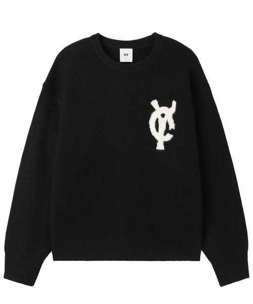 OY ニットセーター OY/オーワイ』WAVY LOGO KNIT/ウェイビー ロゴニット（ニット/セーター