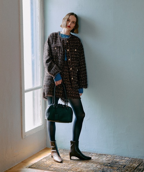 セール】【セットアップ着用可】ツイードチェックジャケット 583337