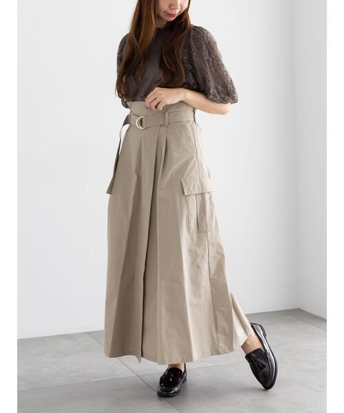 セール】カーゴフレアスカート（スカート）｜Te chichi（テチチ