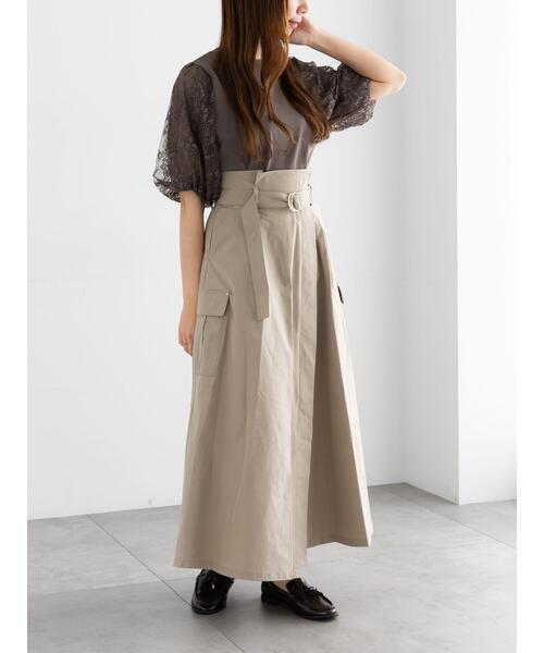 セール】カーゴフレアスカート（スカート）｜Te chichi（テチチ）の