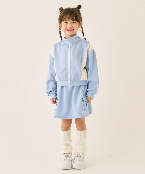 【新品sale】エジプト製セットアップ 水色 フリンジ セール】フルジップ＋スカートset（セットアップ）｜minimal（ミニマル