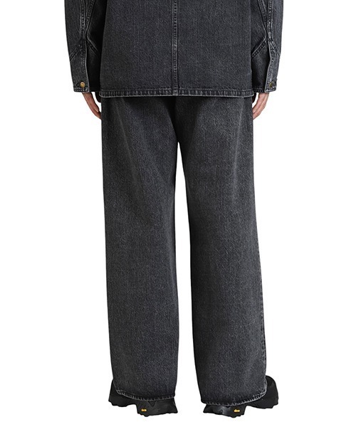 marka（マーカ）の「marka / マーカ：WIDE LEG JEANS -ORGANIC COTTON 13.5oz SELVEDGE DENIM-：M25C02PT11C[COR]（デニムパンツ・メンズ・ブラック系その他・2(M)）」の9枚目の写真