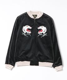 HOUSTON スカジャン ネイビー MEDIUM HOUSTON スカジャン 別珍スカジャン(MAP) メンズ レディース