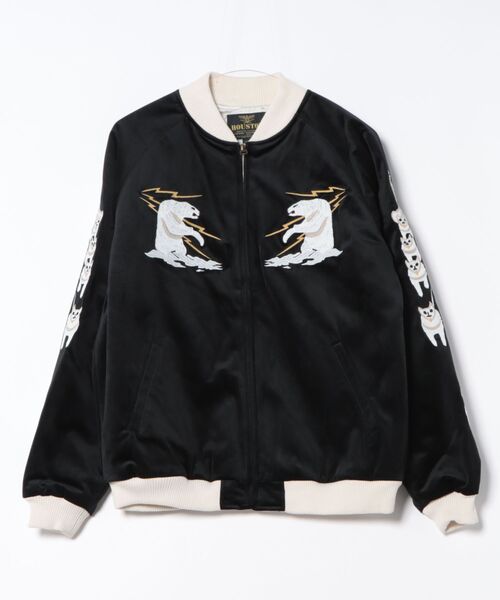 HOUSTON（ヒューストン）の「【HOUSTON/ヒューストン】VELVETEEN SOUVENIR JACKET TIGER ALASKA 51521 51522（スカジャン・メンズ・ブルー系その他/ブラック系その他/ブルー系その他2/ブラック系その他2・X-LARGE/LARGE/MEDIUM/XX-LARGE）」の12枚目の写真