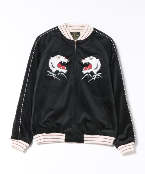 HOUSTON（ヒューストン）の「【HOUSTON/ヒューストン】VELVETEEN SOUVENIR JACKET TIGER ALASKA 51521 51522（スカジャン・メンズ・ブルー系その他/ブラック系その他/ブルー系その他2/ブラック系その他2・X-LARGE/LARGE/MEDIUM/XX-LARGE）」の13枚目の写真