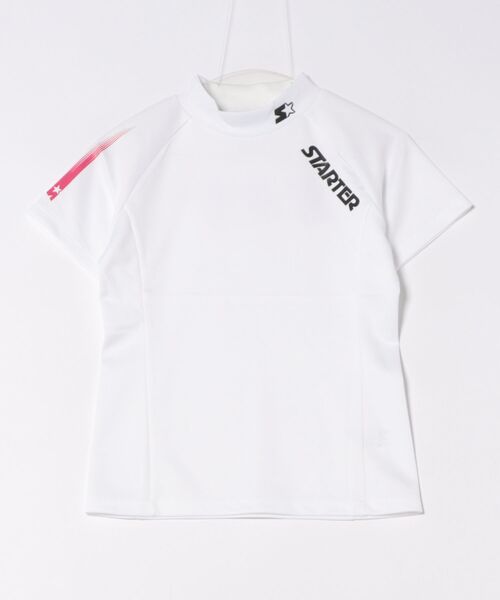STARTER(スターター)の「/STARTER GOLF/スターターゴルフ AQUATWIST(R)高伸縮ストレッチ カラフルモックネック半袖Tシャツ SG-123005(Tシャツ/カットソー・メンズ・ブルー/ブラック/イエロー/オレンジ/ピンク/ホワイト・L/M/S/XS/XL)」の1枚目の写真