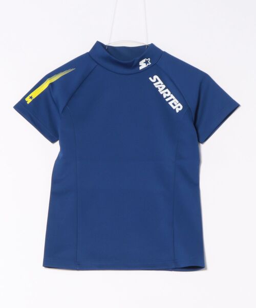 STARTER(スターター)の「/STARTER GOLF/スターターゴルフ AQUATWIST(R)高伸縮ストレッチ カラフルモックネック半袖Tシャツ SG-123005(Tシャツ/カットソー・メンズ・ブルー/ブラック/イエロー/オレンジ/ピンク/ホワイト・L/M/S/XS/XL)」の3枚目の写真