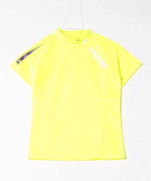 STARTER(スターター)の「/STARTER GOLF/スターターゴルフ AQUATWIST(R)高伸縮ストレッチ カラフルモックネック半袖Tシャツ SG-123005(Tシャツ/カットソー・メンズ・ブルー/ブラック/イエロー/オレンジ/ピンク/ホワイト・L/M/S/XS/XL)」の9枚目の写真