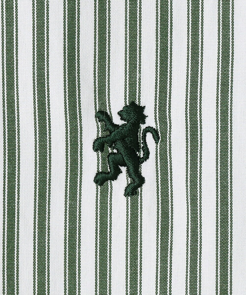 GYMPHLEX(ジムフレックス)の「Gymphlex | マルチストライプ レギュラーカラーチュニックシャツ WOMEN(シャツ/ブラウス・レディース・グリーン系その他・12)」の8枚目の写真