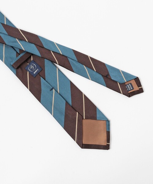 【未使用】BEAMS F ビームスエフ　ネクタイ　ストライプ　タグ付　光沢 セール】シルク ストライプ ネクタイ（ネクタイ）｜BEAMS F（ビームス