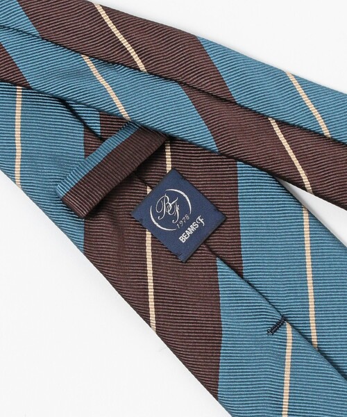 BEAMS F(ビームスエフ)の「シルク ストライプ ネクタイ(ネクタイ・メンズ・ブラウン/ピンク/パープル・ONE SIZE)」の10枚目の写真
