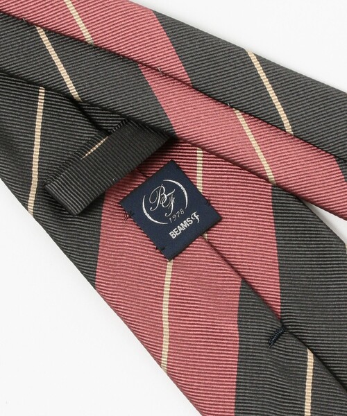 BEAMS F(ビームスエフ)の「シルク ストライプ ネクタイ(ネクタイ・メンズ・ブラウン/ピンク/パープル・ONE SIZE)」の6枚目の写真
