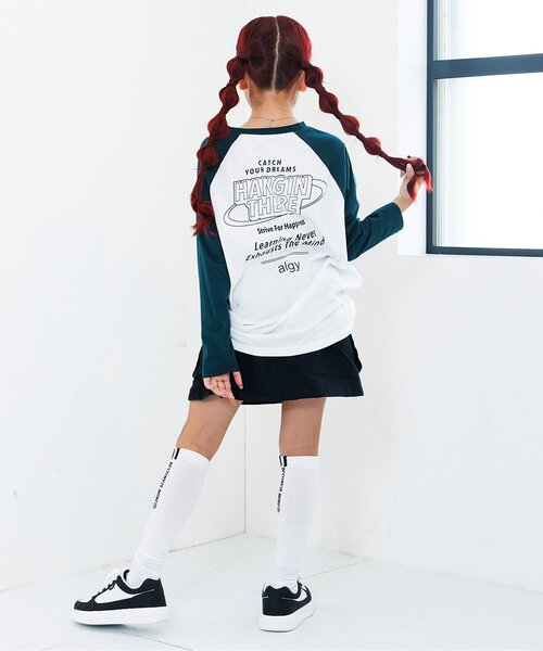 algy(アルジー)の「サイドロゴハイソックス(ソックス/靴下・キッズ・ブラック/オフホワイト・24/21)」の6枚目の写真