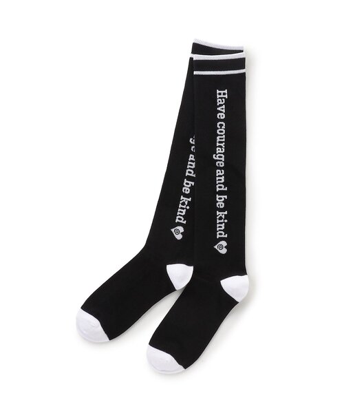algy(アルジー)の「サイドロゴハイソックス(ソックス/靴下・キッズ・ブラック/オフホワイト・24/21)」の7枚目の写真