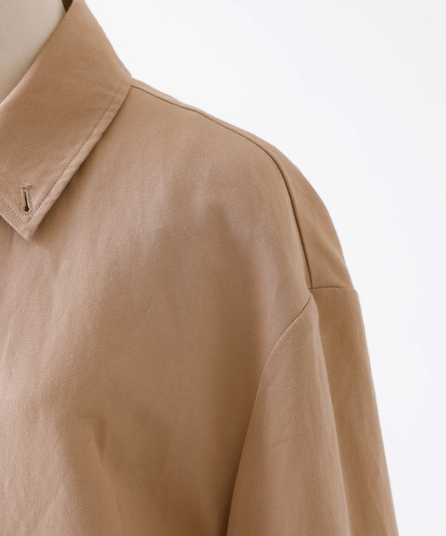 DESIGNWORKS（デザインワークス）の「Aラインステンカラーコート（ステンカラーコート・レディース・ベージュ・38）」の11枚目の写真