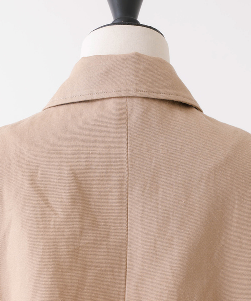 DESIGNWORKS（デザインワークス）の「Aラインステンカラーコート（ステンカラーコート・レディース・ベージュ・38）」の16枚目の写真