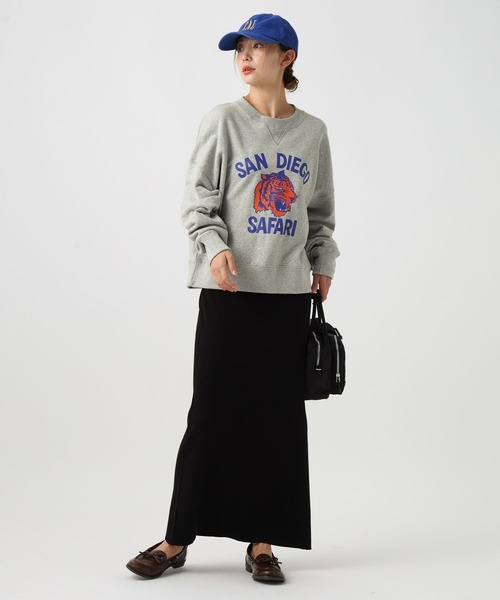 Russell Athletic（ラッセルアスレティック）の「【RUSSELL ATHLETIC (ラッセルアスレティック）】別注プリントスウェット（スウェット・レディース・ネイビー/スモーク/グレー・FREE）」の16枚目の写真