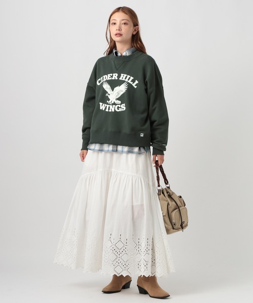 Russell Athletic（ラッセルアスレティック）の「【RUSSELL ATHLETIC (ラッセルアスレティック）】別注プリントスウェット（スウェット・レディース・ネイビー/スモーク/グレー・FREE）」の20枚目の写真