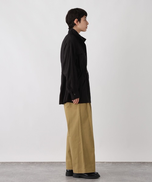 studio CLIP（スタディオクリップ）の「《ウタオ》タックチノパンツ（チノパンツ・レディース・ベージュ/カーキ・FREE）」の7枚目の写真