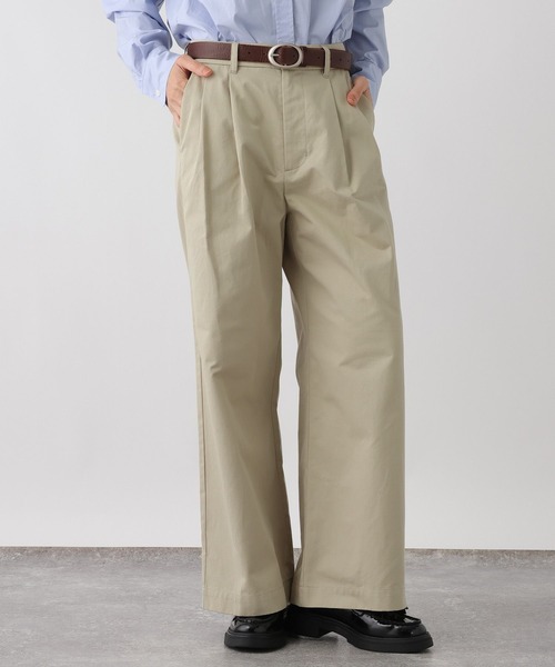studio CLIP（スタディオクリップ）の「《ウタオ》タックチノパンツ（チノパンツ・レディース・ベージュ/カーキ・FREE）」の13枚目の写真