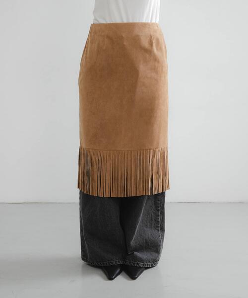 セール】スエードライクフリンジスカート（スカート）｜URBAN RESEARCH