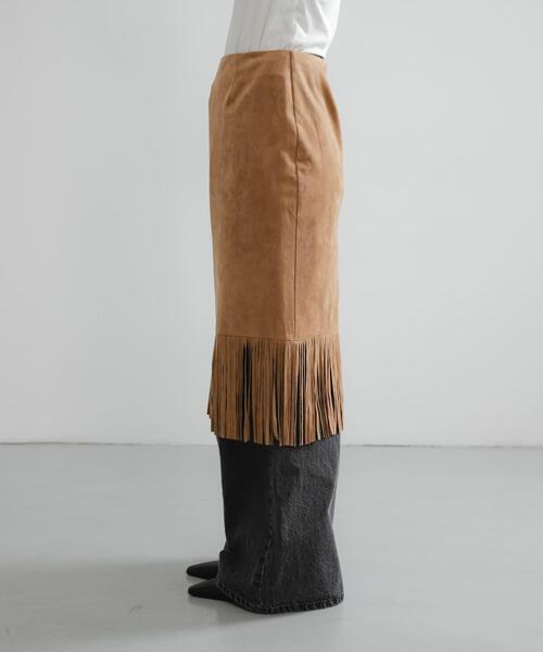 セール】スエードライクフリンジスカート（スカート）｜URBAN RESEARCH