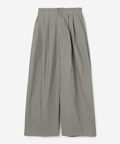 Morris & Sons(モリスアンドサンズ)の「MORRIS & SONS | シャークスキン 2タック バギーパンツ WOMEN(その他パンツ・レディース・ブラック系その他/ベージュ系その他・1/0)」の3枚目の写真