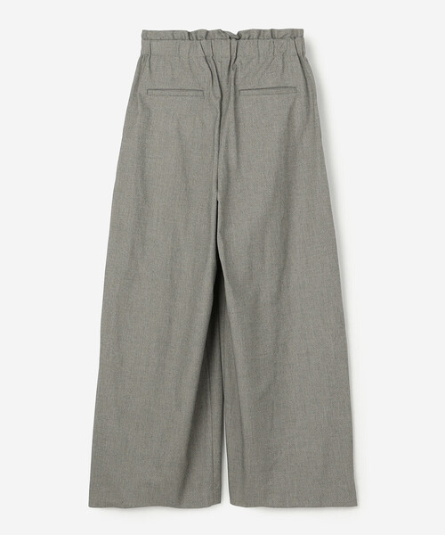 Morris & Sons(モリスアンドサンズ)の「MORRIS & SONS | シャークスキン 2タック バギーパンツ WOMEN(その他パンツ・レディース・ブラック系その他/ベージュ系その他・1/0)」の4枚目の写真