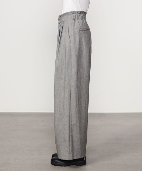 Morris & Sons(モリスアンドサンズ)の「MORRIS & SONS | シャークスキン 2タック バギーパンツ WOMEN(その他パンツ・レディース・ブラック系その他/ベージュ系その他・1/0)」の10枚目の写真