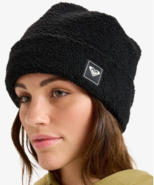 セール】VALWOOD BEANIE /ロキシーロゴワンポイントニット帽・ビーニー