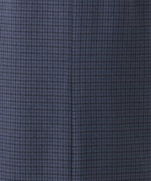 MK MICHEL KLEIN（エムケーミッシェルクラン）の「ガンクラブチェック柄ナロースカート/洗える（スカート・レディース・ネイビー/ベージュ・38）」の3枚目の写真