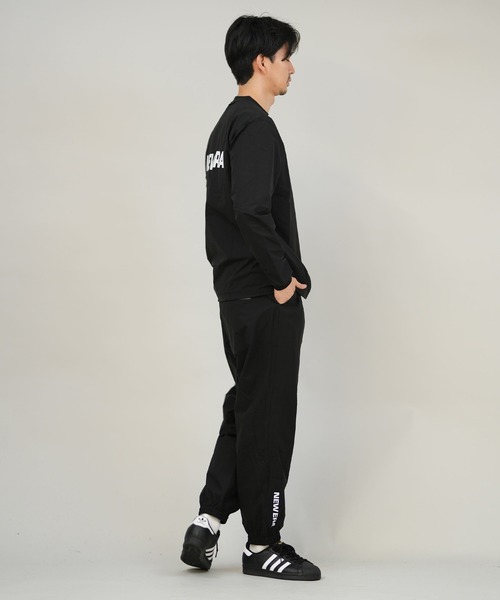 NEW ERA(ニューエラ)の「【限定】NEW ERA/ニューエラ ロンT セットアップ対応 14877291(Tシャツ/カットソー・メンズ・チャコールグレー/ブラック・L/XL/M)」の9枚目の写真