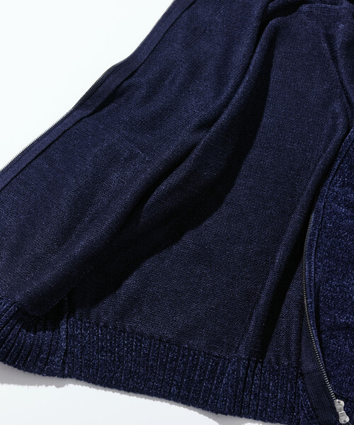 NAUTICA(ノーティカ)の「NAUTICA/ノーティカ ワンポイントロゴ モールニット ジップパーカー/ジップアップ フーディ(パーカー・メンズ・ブラウン/ネイビー・MEDIUM/LARGE/X-LARGE)」の20枚目の写真