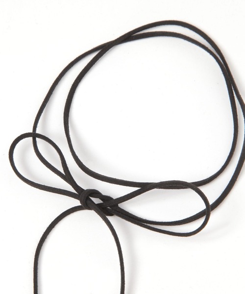 GEORGE'S（ジョージズ）の「ベロアリボンネックレス（ネックレス・レディース・ブラック・FREE）」の4枚目の写真