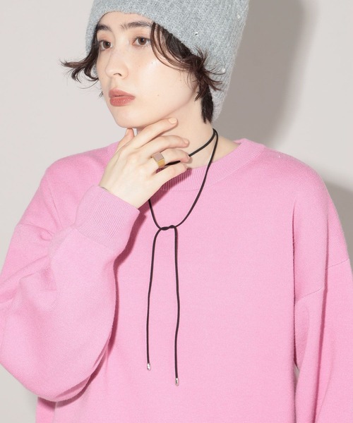 GEORGE'S（ジョージズ）の「ベロアリボンネックレス（ネックレス・レディース・ブラック・FREE）」の9枚目の写真