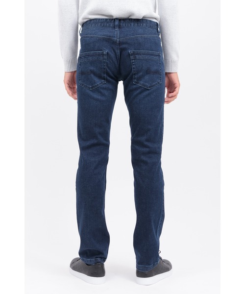 HIGH STREET（ハイストリート）の「ｽﾄﾚｯﾁﾃｰﾊﾟｰﾄﾞﾃﾞﾆﾑ（デニムパンツ・メンズ・ネイビー・SMALL/MEDIUM/LARGE/LL）」の4枚目の写真