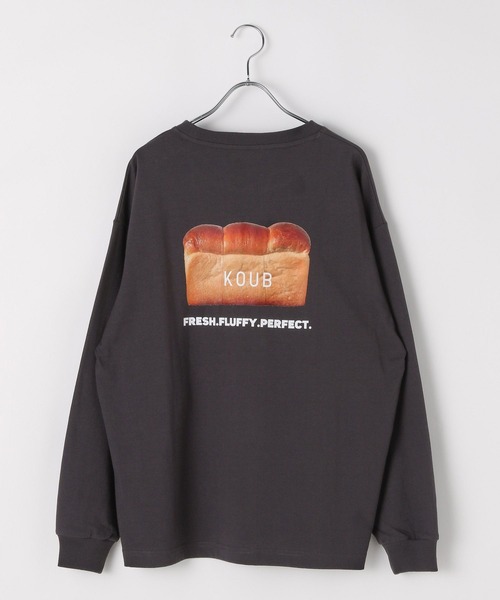 LEPSIM(レプシィム)の「【OPEN記念/KOUB×LEPSIM】アソートプリント長袖T 598270(Tシャツ/カットソー・レディース・ピンク/チャコールグレー/オフホワイト・FREE)」の4枚目の写真