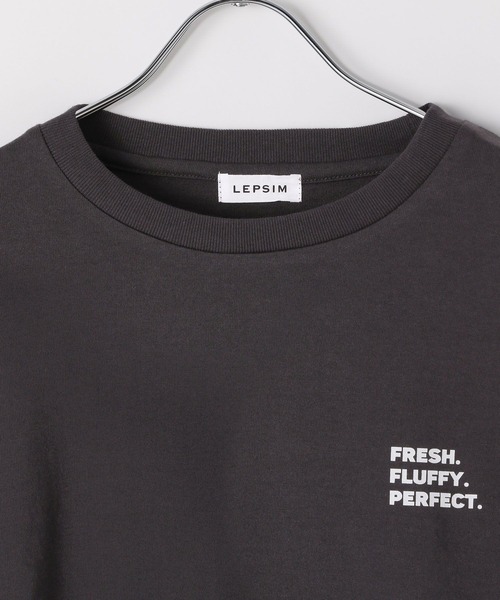 LEPSIM(レプシィム)の「【OPEN記念/KOUB×LEPSIM】アソートプリント長袖T 598270(Tシャツ/カットソー・レディース・ピンク/チャコールグレー/オフホワイト・FREE)」の5枚目の写真