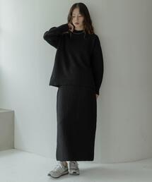 URBAN RESEARCH Sonny Label | 『WEB限定』モックネックニット×スカートセットアップ(ワンピース)