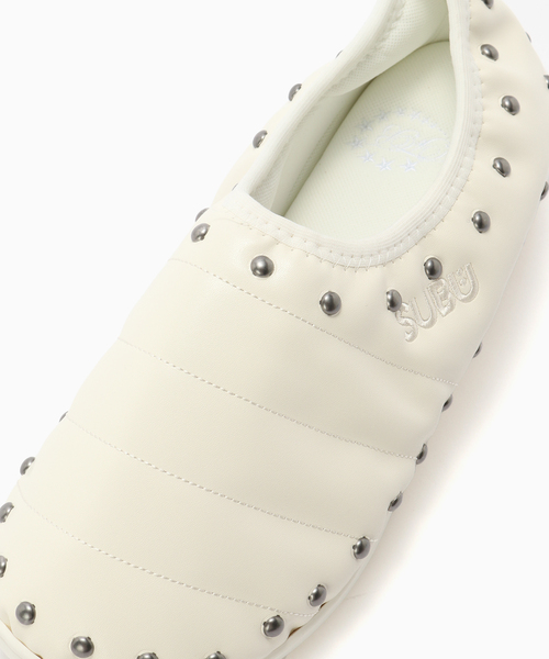 AFB(エーエフビー)の「AFB / エーエフビー STUDDED MULE(スリッポン・メンズ・ブラウン/ホワイト・MEDIUM)」の7枚目の写真
