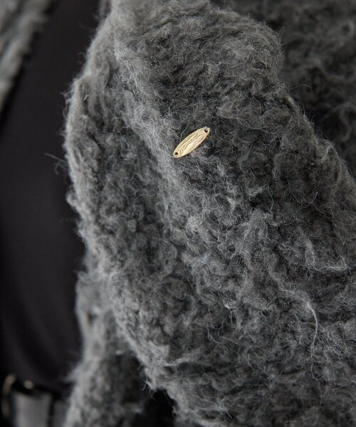 gemeil（ジェムイル）の「シャギーカーディガン(LA-332)（カーディガン/ボレロ・レディース・ベージュ/グレー/ブルー・FREE）」の12枚目の写真