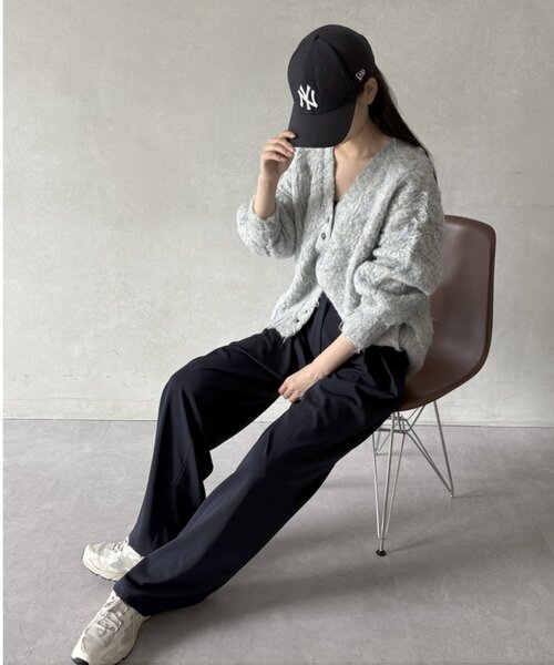 gemeil（ジェムイル）の「シャギーカーディガン(LA-332)（カーディガン/ボレロ・レディース・ベージュ/グレー/ブルー・FREE）」の15枚目の写真